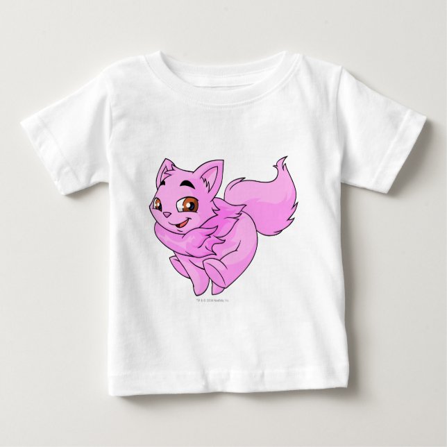 Camiseta Para Bebê Cor-de-rosa (Frente)