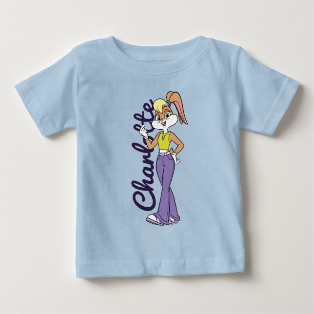 Camiseta Para Bebê Coração de dedo da Lola (Frente)