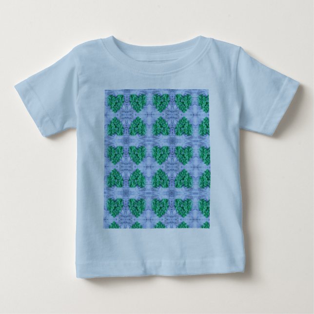 Camiseta Para Bebê Coração do Namorados Petal da Flor (Frente)