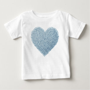 Camiseta Para Bebê Coração Grito Sprinkle Baby Sprinkle