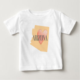 Camiseta Para Bebê Coração no AZ
