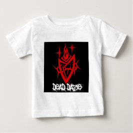 Camiseta Para Bebê Coração Tribal morto Daze
