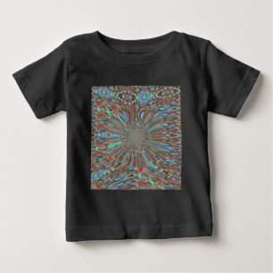 Camiseta Para Bebê Cores design fantásticas urbanas
