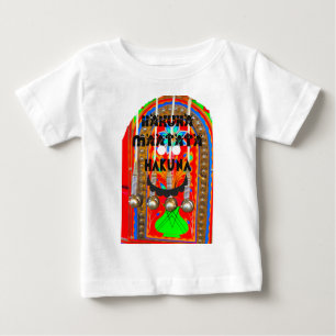 Camiseta Para Bebê Cores do Carnaval do Samba Hakuna Matata blings.pn