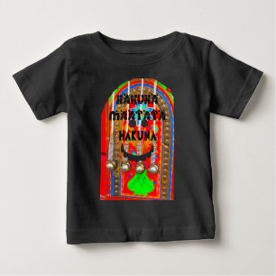 Camiseta Para Bebê Cores do Carnaval Samba Hakuna Matata brilhos.png