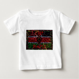Camiseta Para Bebê Cores rasta