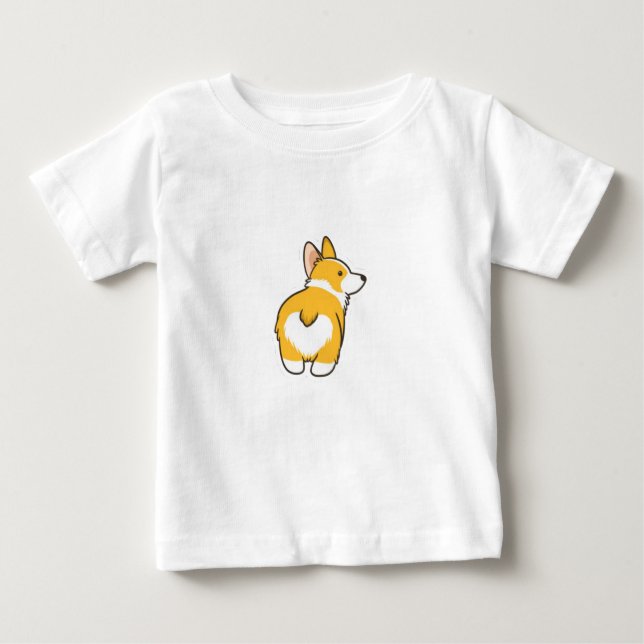 Camiseta Para Bebê Corgi Baby & Toddler T-shirt (Frente)
