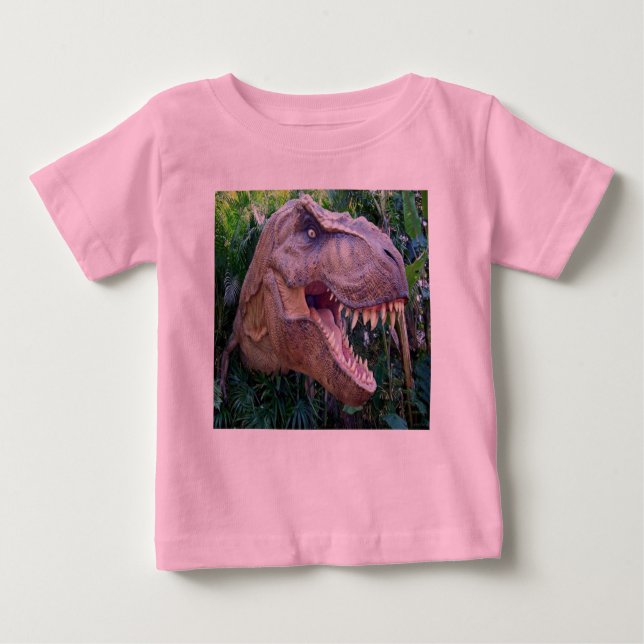 Camiseta Para Bebê Coringa do bebê do dinossauro (Frente)