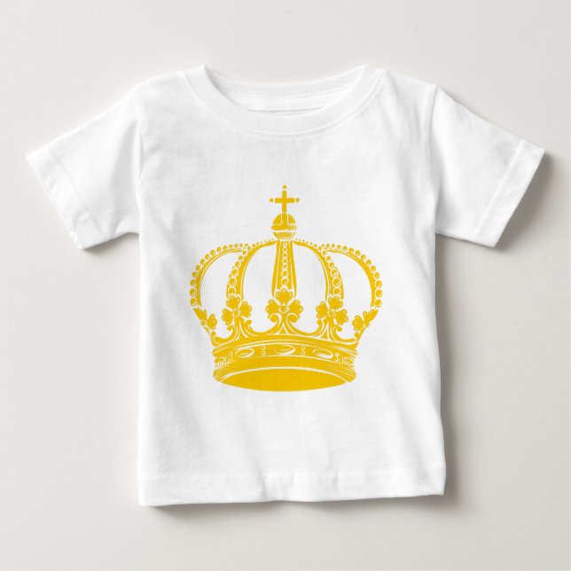 Camiseta Para Bebê Coroa Real 02 - Amber (Frente)