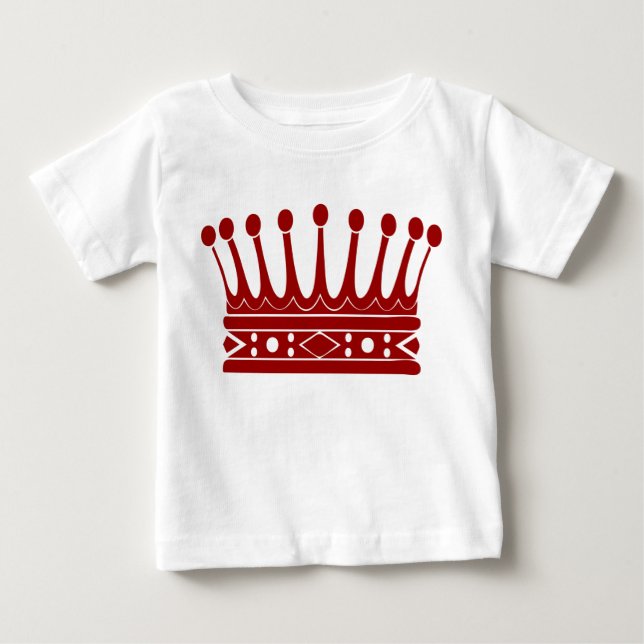 Camiseta Para Bebê Coroa Real 07 (Frente)