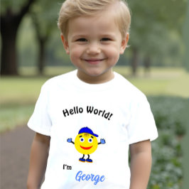 Camiseta Para Bebê Corpo redondo bonito