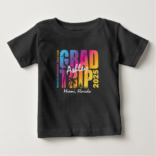 Camiseta Para Bebê Correspondência de Grupo de Viagem de Graduação Pe