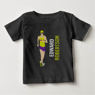 Camiseta Para Bebê Corrida Andando