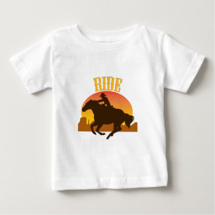 Camiseta Para Bebê Corrida Sunset