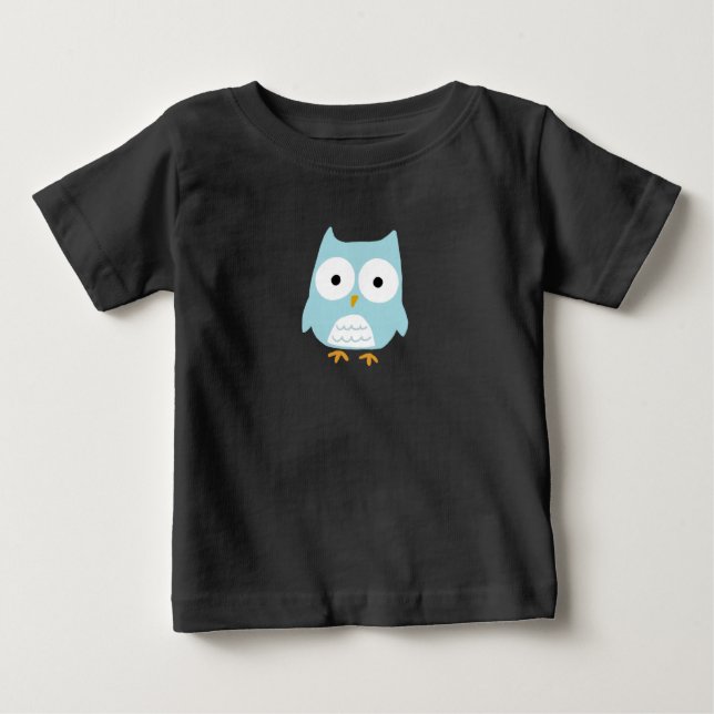 Camiseta Para Bebê Coruja (Frente)