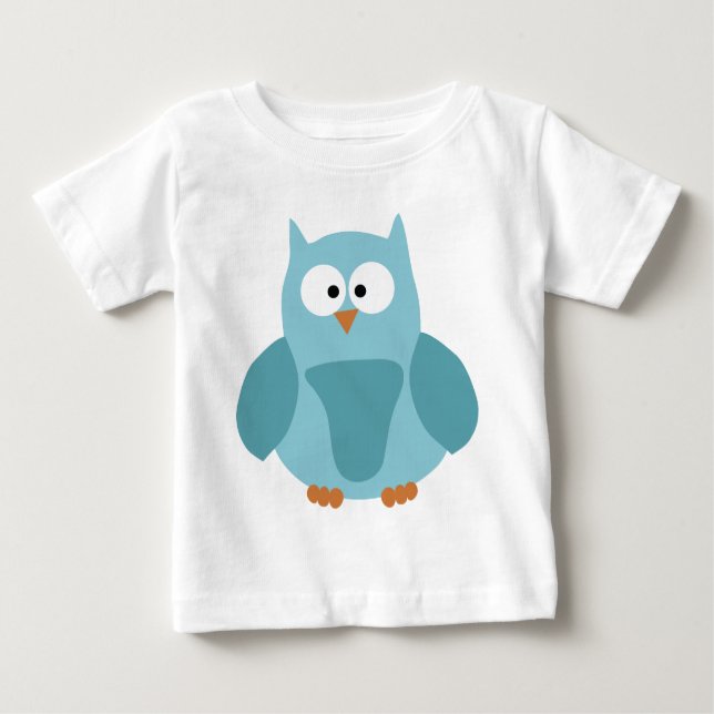 Camiseta Para Bebê Coruja adorável (Frente)