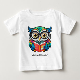 Camiseta Para Bebê Coruja da Sabedoria