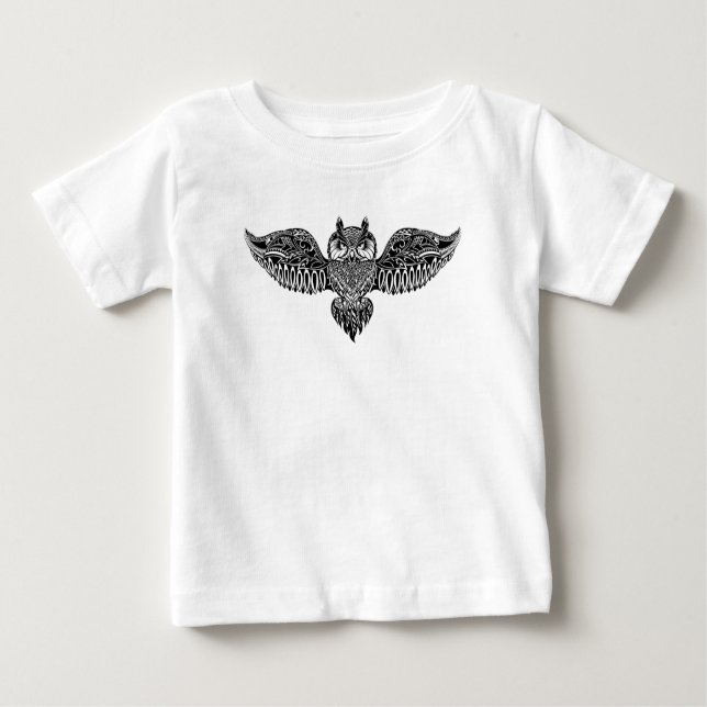 Camiseta Para Bebê Coruja inspirada (Frente)