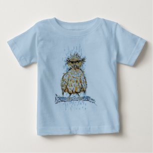 Camiseta Para Bebê Coruja Molhada
