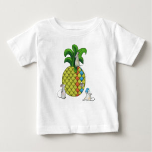 Camiseta Para Bebê Cosão ananás