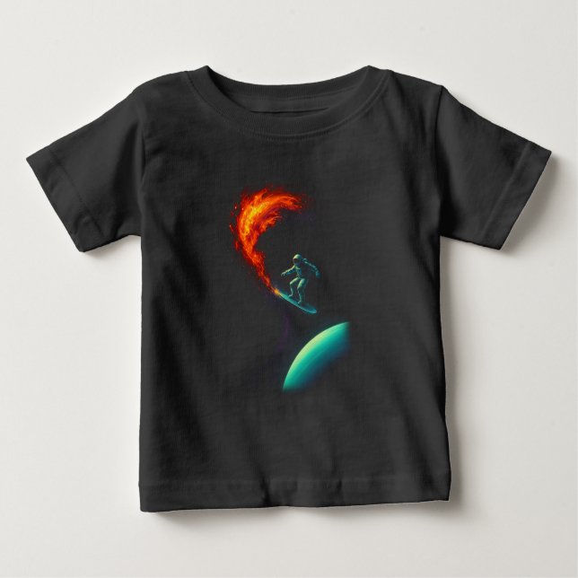 Camiseta Para Bebê Cosmic Divergence (Frente)