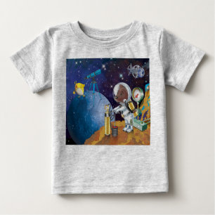 Camiseta Para Bebê cosmos