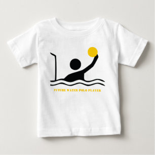 Camiseta Para Bebê Costume futuro da silhueta do preto do jogador do