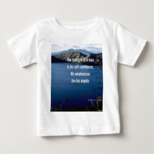 Camiseta Para Bebê Cotação confiança-inspirador do auto