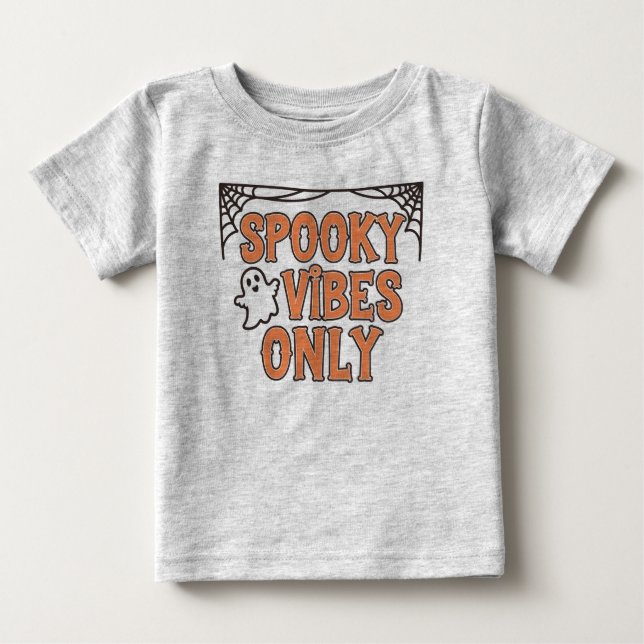 Camiseta Para Bebê Cotações da Estação Spooky (Frente)