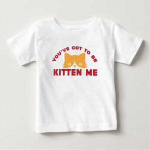 Camiseta Para Bebê Cotações Engraçadas de Cat
