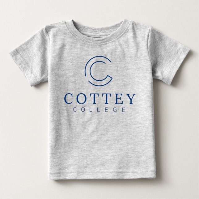 Camiseta Para Bebê Cottey College (Frente)