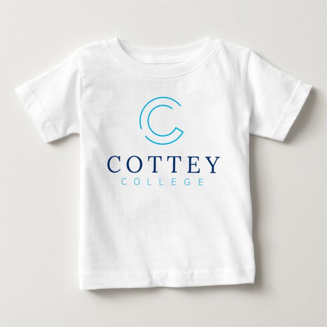 Camiseta Para Bebê Cottey College (Frente)
