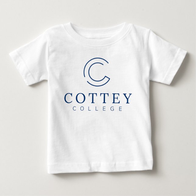 Camiseta Para Bebê Cottey College (Frente)