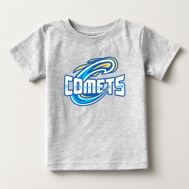 Camiseta Para Bebê Cottey College Comets (Frente)