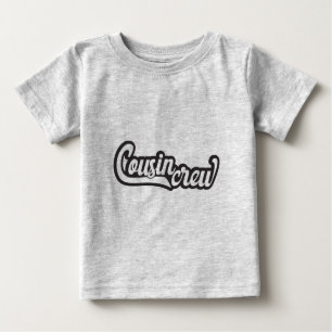Camiseta Para Bebê Cousin Crew