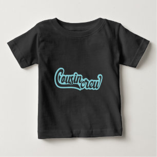 Camiseta Para Bebê Cousin Crew