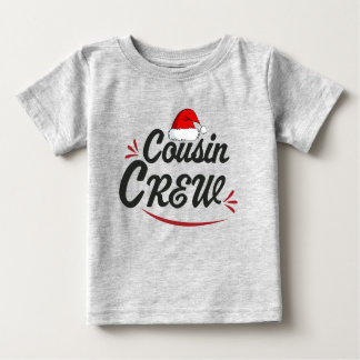 Camiseta Para Bebê Cousin Crew