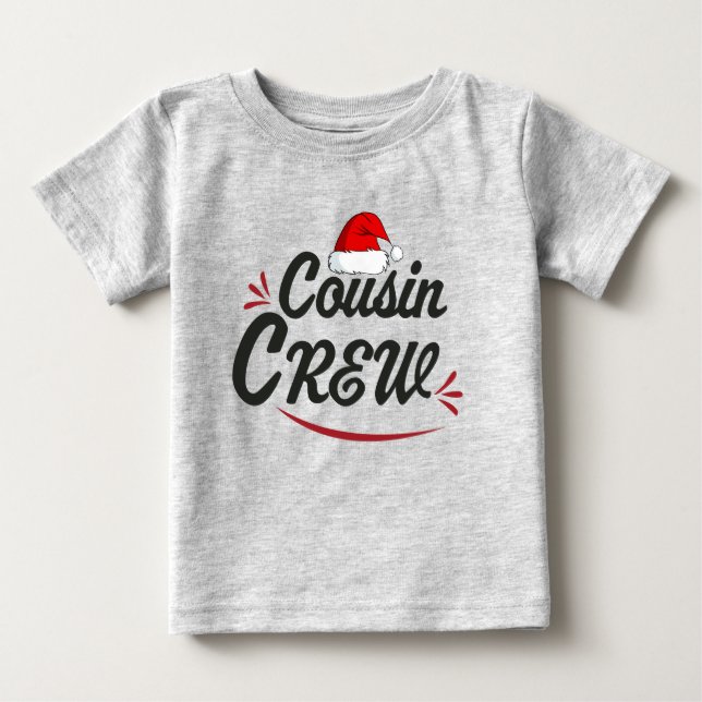 Camiseta Para Bebê Cousin Crew (Frente)