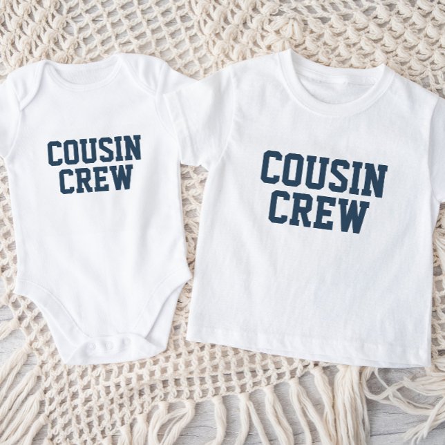 Camiseta Para Bebê Cousin Crew | Crianças Marinhos Camisa-bebê (Criador carregado)