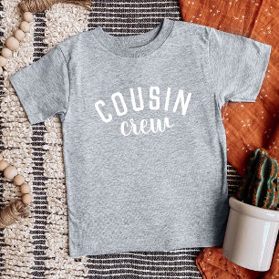 Camiseta Para Bebê Cousin Crew Crianças que correspondem à família