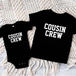 Camiseta Para Bebê Cousin Crew Kids