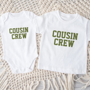 Camiseta Para Bebê Cousin Crew Olive Kids Baby T-Shirt