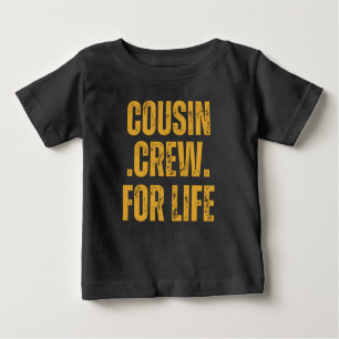 Camiseta Para Bebê Cousin Crew Para Presente De Combinação De Vida