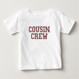 Camiseta Para Bebê Cousin Crew | Rust Kids Baby
