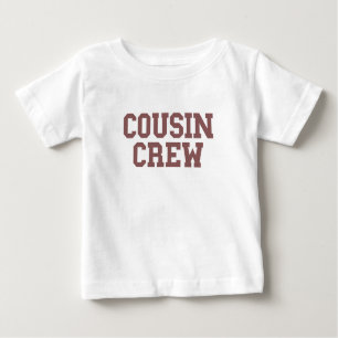 Camiseta Para Bebê Cousin Crew   Rust Kids Baby