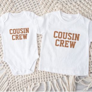 Camiseta Para Bebê Cousin Crew   Rust Kids Baby T-Shirt