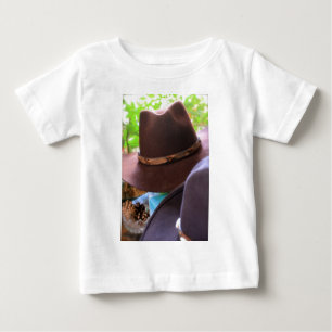 Camiseta Para Bebê Cowboy Hats