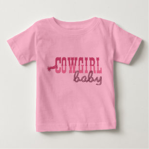 Camiseta Para Bebê Cowgirl Baby