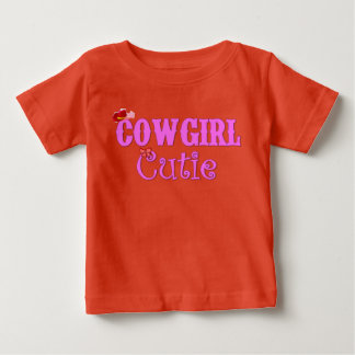 Camiseta Para Bebê Cowgirl Cutie
