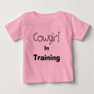 Camiseta Para Bebê Cowgirl, Entrada, Treinamento